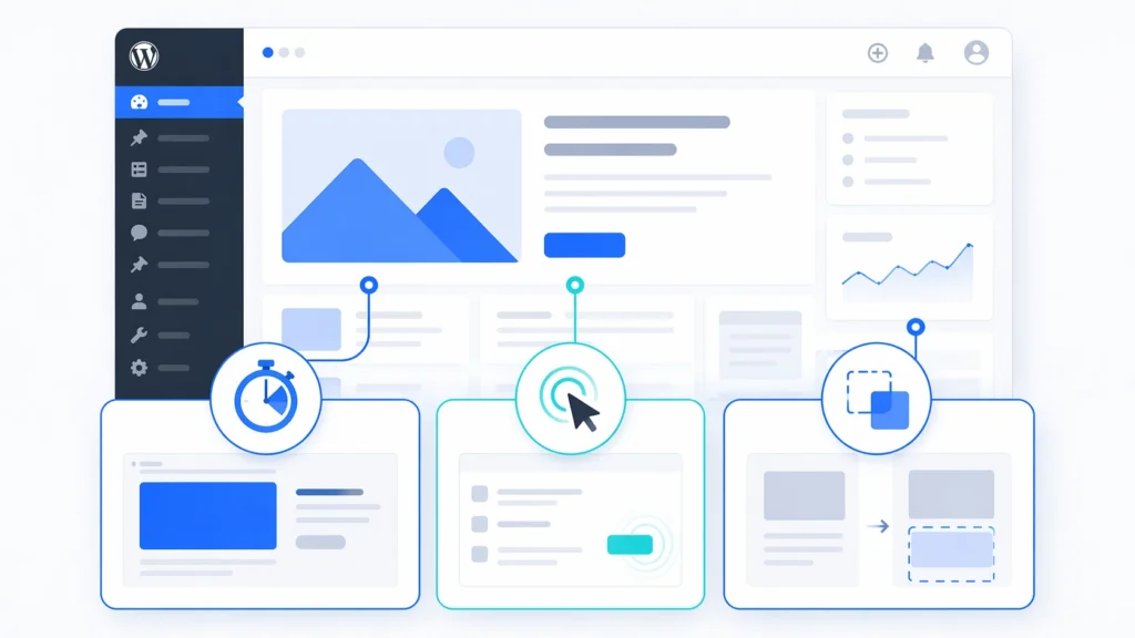 Core Web Vitals metrics LCP, INP, CLS explained with WordPress optimization tips