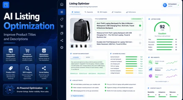 AI Listing Optimization: Improve Product Titles and Descriptions
