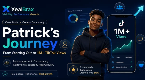 Patrick’s Creator Growth Story: From Starting Out to 1M+ TikTok Views