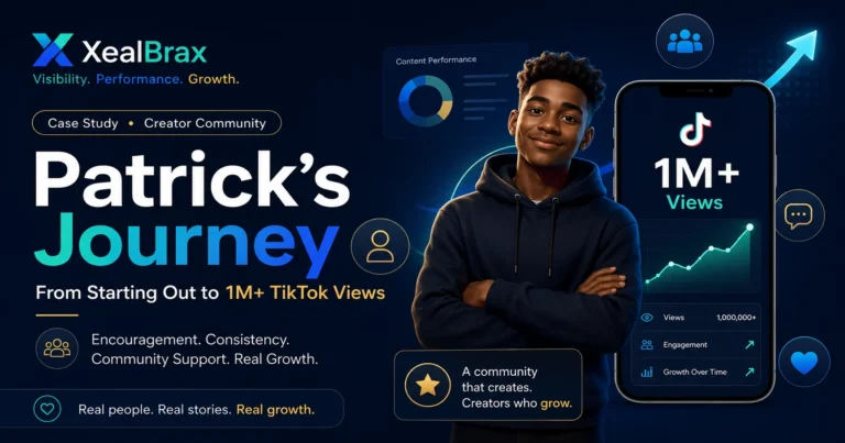 Patrick’s Creator Growth Story: From Starting Out to 1M+ TikTok Views