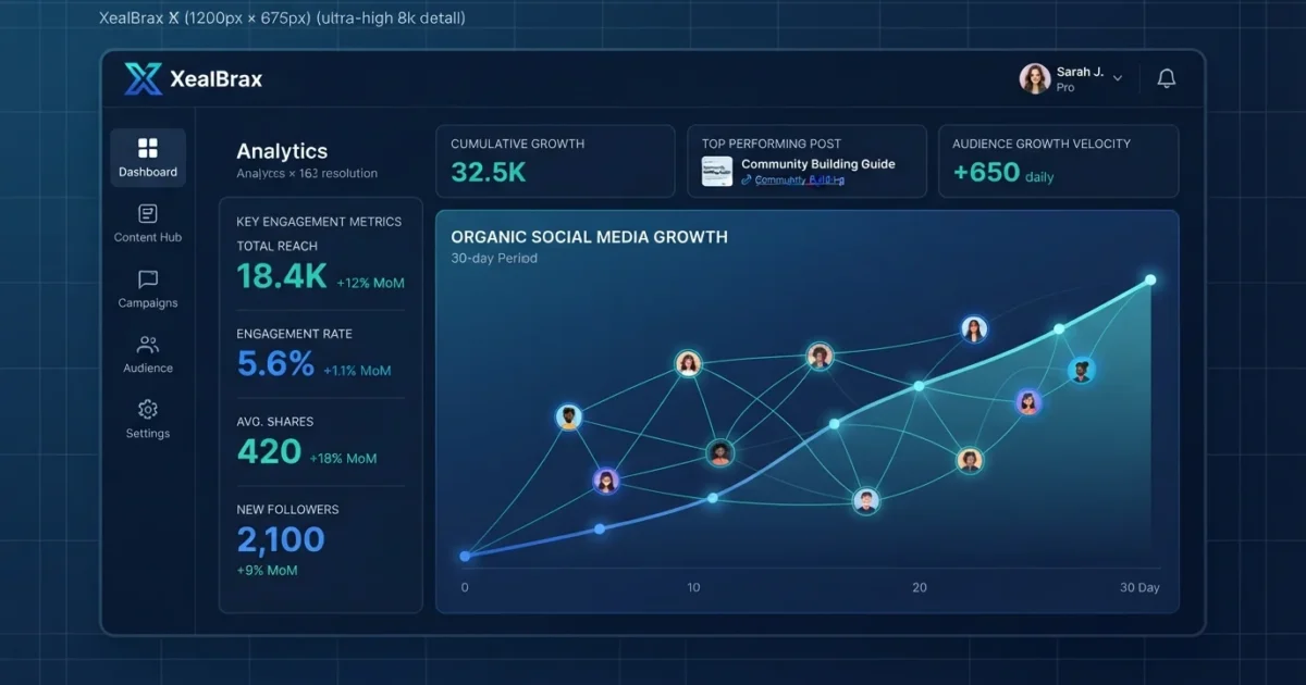 authentic social media growth strategy